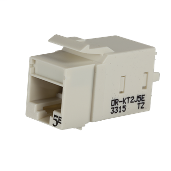 Product image for ORT OR-KT2J5E KEYSTONE CAT5E JACK FOG WHITE