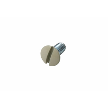 Product image for Pass & Seymour 509-I Oval Head Plate Screw, 5/16" x 6x32 - Ivory