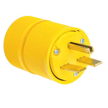 Pass & Seymour D0631 30 Amp 250 Volt 2-Pole 3-Wire NEMA 6-30P Yellow Straight Blade Power Plug Pass & Seymour D0631 30 Amp 250 Volt 2-Pole 3-Wire NEMA 6-30P Yellow Straight Blade Power Plug