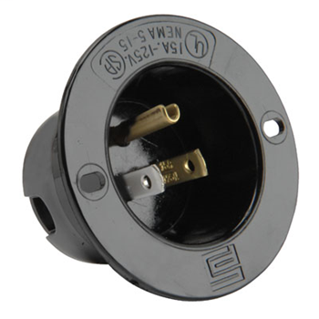Flanged Inlet, Black 5278SSBK