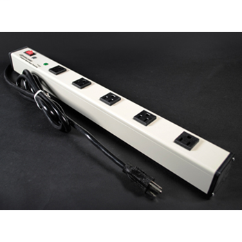 Plug-In Outlet Center Unit / 120V/15A/5 O/L /lighted switch/6' cord/Computer Grade Surge M5BZ