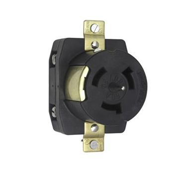 Pass & Seymour CS8169 50 Amp 480 VAC 3-Phase 4-Wire Non-NEMA Nylon Locking Receptacle Pass & Seymour CS8169 50 Amp 480 VAC 3-Phase 4-Wire Non-NEMA Nylon Locking Receptacle
