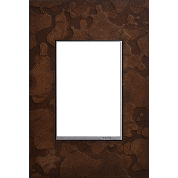 Product image for Pass & Seymour AWM1G3HFBR1 1 Gang 3 Module adorne Wall Plate - Hand Forged Bronze