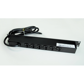 Plug-In Outlet Center Unit / Rack Mount 120V/20A/6 rear O/L /lighted switch/15' cord/Computer Grade Surge R5BZ20X-15