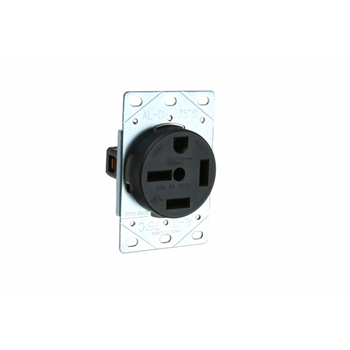 Pass & Seymour 5750 50 Amp 250 VAC 3-Phase 3-Pole 4-Wire NEMA 15-50R Flush Mount Straight Blade Power Receptacle Pass & Seymour 5750 50 Amp 250 VAC 3-Phase 3-Pole 4-Wire NEMA 15-50R Flush Mount Straight Blade Power Receptacle