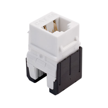 WP346A-WH - Cat 6A Quick Connect Rj45 Keystone Insert, White