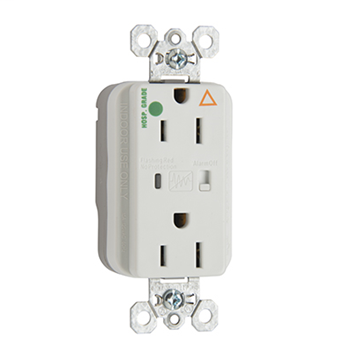 Product image for P&S PTIG8200-WSP 15A/125V DUP RCPT