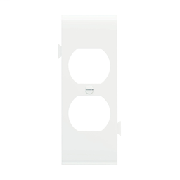 Pass & Seymour PJSC8-W Sectional Wall Plate, Duplex Receptacle, Center Section, Nylon - White