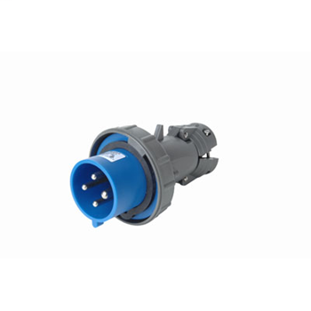 Pass & Seymour PS430P9-W 30 Amp 250 VAC 3-Phase 3-Pole 4-Wire Blue Nylon Watertight Pin and Sleeve Plug Pass & Seymour PS430P9-W 30 Amp 250 VAC 3-Phase 3-Pole 4-Wire Blue Nylon Watertight Pin and Sleeve Plug