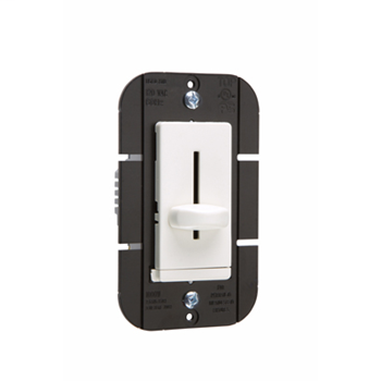 Product image for Wattstopper LS1000-LA 1-Pole 100 watt Off Light Almond Incandescent Slide Dimmer