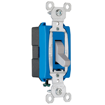 Pass & Seymour CS15AC1-GRY 15 Amp 120/277 VAC 1-Pole Gray Glass Reinforced Nylon Screw Mounting Toggle Switch Pass & Seymour CS15AC1-GRY 15 Amp 120/277 VAC 1-Pole Gray Glass Reinforced Nylon Screw Mounting Toggle Switch