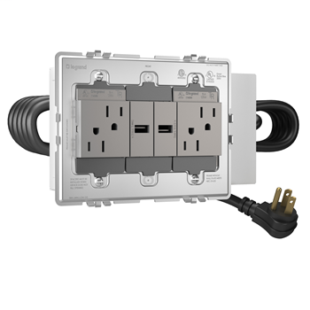 Product image for WM AD3-R2UR-M ADORNE FPC 3-GANG 2 O