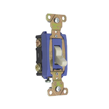 Product image for Pass & Seymour PS371530-I Canadian 3way Switch, Back & Side Wire, 15A 347V - Ivory