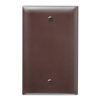 Pass & Seymour TP13 1-Gang Blank Brown Nylon Standard Unbreakable Wallplate Pass & Seymour TP13 1-Gang Blank Brown Nylon Standard Unbreakable Wallplate