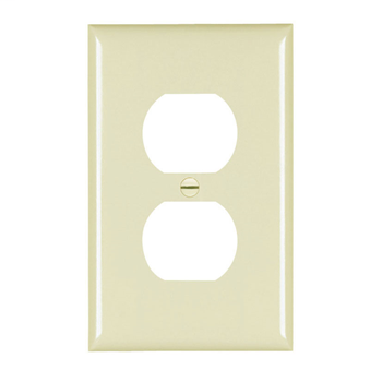 Pass & Seymour TPJ8-I 1-Gang 1-Duplex Receptacle Ivory Nylon Jumbo Unbreakable Wallplate Pass & Seymour TPJ8-I 1-Gang 1-Duplex Receptacle Ivory Nylon Jumbo Unbreakable Wallplate
