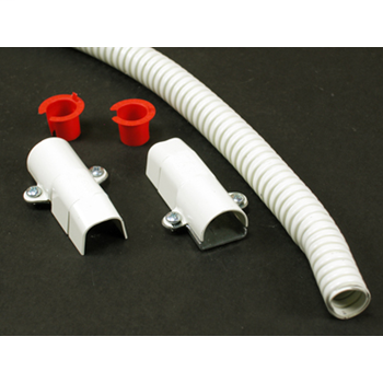 Wiremold V5700F 18" Ivory Steel 1-Channel Raceway Flexible Section Wiremold V5700F 18" Ivory Steel 1-Channel Raceway Flexible Section