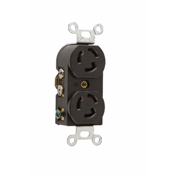 Pass & Seymour 4700 15 Amp 125 VAC 2-Pole 3-Wire NEMA L5-15R Nylon Locking Duplex Receptacle Pass & Seymour 4700 15 Amp 125 VAC 2-Pole 3-Wire NEMA L5-15R Nylon Locking Duplex Receptacle