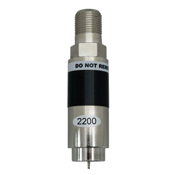 Product image for On-Q VM2200-V1 Black Signal Filter Coaxial Network Signal Blocker