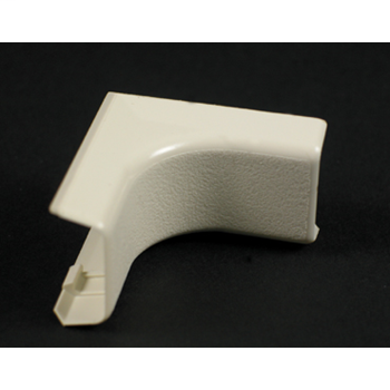 Wiremold 417 1-1/2" Ivory Non-Metallic 1-Channel 90 Degrees Raceway Internal Elbow Wiremold 417 1-1/2" Ivory Non-Metallic 1-Channel 90 Degrees Raceway Internal Elbow