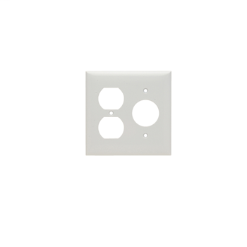 Pass & Seymour SP78-I 2-Gang 1-Single 1-Duplex Ivory Smooth Thermoset Plastic Standard Combination Wallplate Pass & Seymour SP78-I 2-Gang 1-Single 1-Duplex Ivory Smooth Thermoset Plastic Standard Combination Wallplate