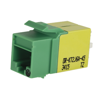 Product image for ORT OR-KT2J6A-45 KEYSTONE CAT6A JACK GREEN