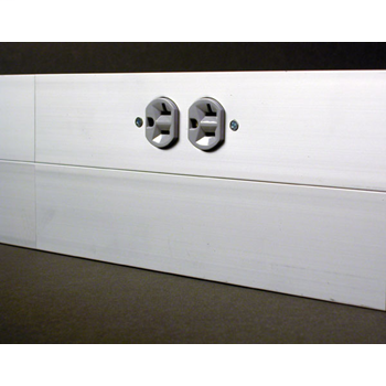 Product image for W-MOLD AL4520 LARGE ALUMINUM PREWIRED RACEWAY