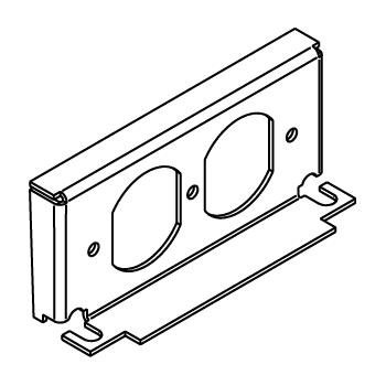 WIREMOLD CIHT-D DUPLEX BRACKET WIREMOLD CIHT-D DUPLEX BRACKET