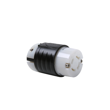 Pass & Seymour L1620-C 20 Amp 480 VAC 3-Phase 3-Pole 4-Wire L16-20R Black and White Nylon Locking Connector Pass & Seymour L1620-C 20 Amp 480 VAC 3-Phase 3-Pole 4-Wire L16-20R Black and White Nylon Locking Connector