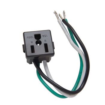 Snap-in receptacle 13741