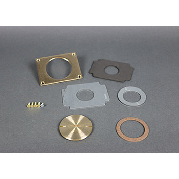 Wiremold 829CK-1 2-5/8 x 1" Brass Floor Box Communication Cover Plate Wiremold 829CK-1 2-5/8 x 1" Brass Floor Box Communication Cover Plate