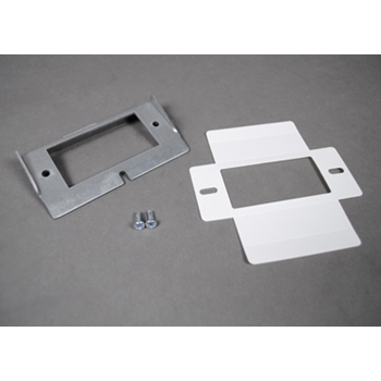 Product image for Wiremold RFB-GFI-4DB RFB4-CI-Series Internal GFCI or Decorator Style Receptacle Opening Bracket