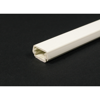 Wiremold 400BAC 7/8 x 7/16 Inch Ivory Non-Metallic 1-Channel 2-Piece Raceway Base and Cover Wiremold 400BAC 7/8 x 7/16 Inch Ivory Non-Metallic 1-Channel 2-Piece Raceway Base and Cover