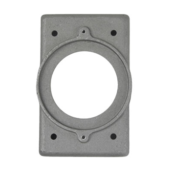 Product image for Pass & Seymour 20417-N Receptacle Cover Aluminum 3pole 4wire 30a/600vac 20a/250vdc - for 20403N (no gasket)