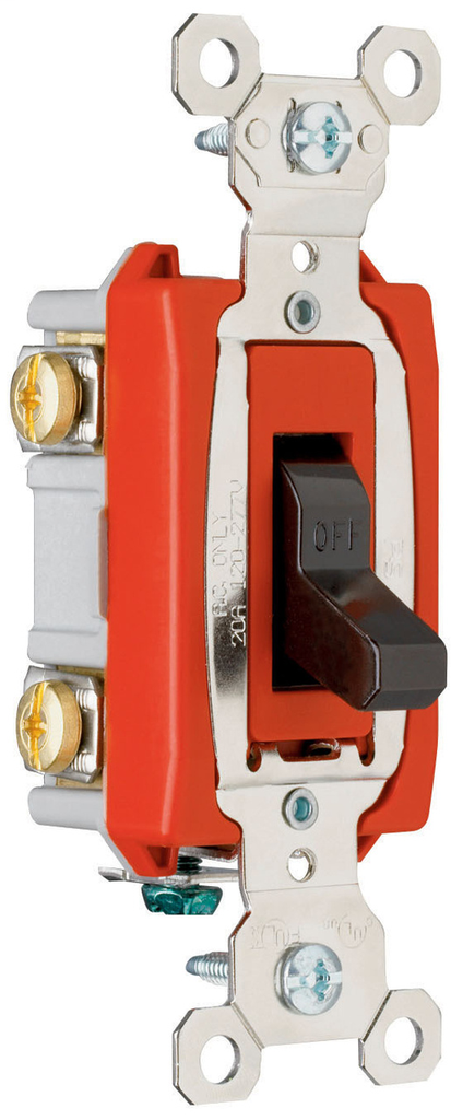 Pass & Seymour PS20AC2-HP 20 Amp 120/277 VAC 1-Phase 2-Pole Toggle Switch Pass & Seymour PS20AC2-HP 20 Amp 120/277 VAC 1-Phase 2-Pole Toggle Switch
