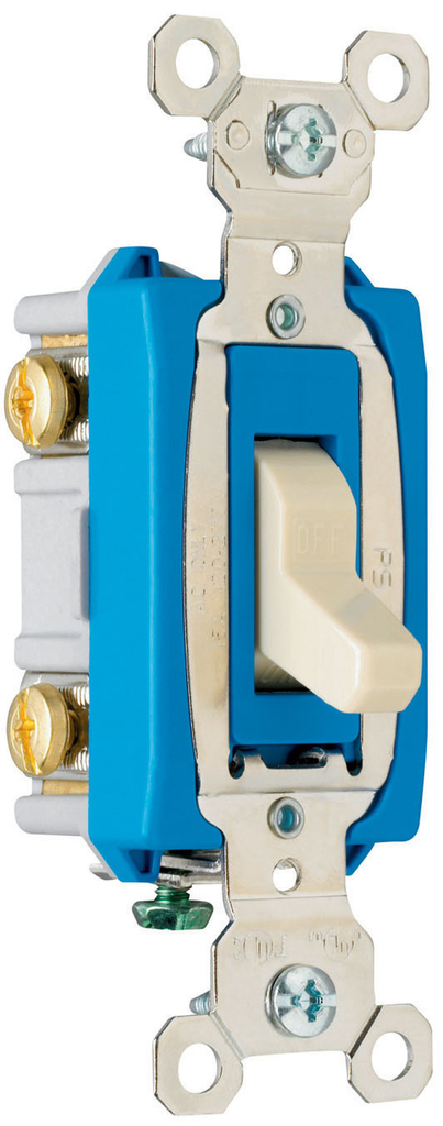 Pass & Seymour PS15AC2-I 15 Amp 120/277 VAC 2-Pole Ivory Glass Reinforced Nylon Screw Mounting Toggle Switch Pass & Seymour PS15AC2-I 15 Amp 120/277 VAC 2-Pole Ivory Glass Reinforced Nylon Screw Mounting Toggle Switch