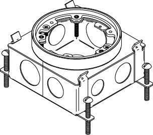 886B Stamped Steel Floor Box