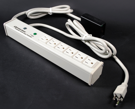 Plug-In Outlet Center Unit / 120V/15A/6 O/L /remote lighted switch/15' cord/Computer Grade Surge