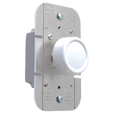 Discontinued | Rotary R Series Dimmer, White | Recommended sub R603PWV