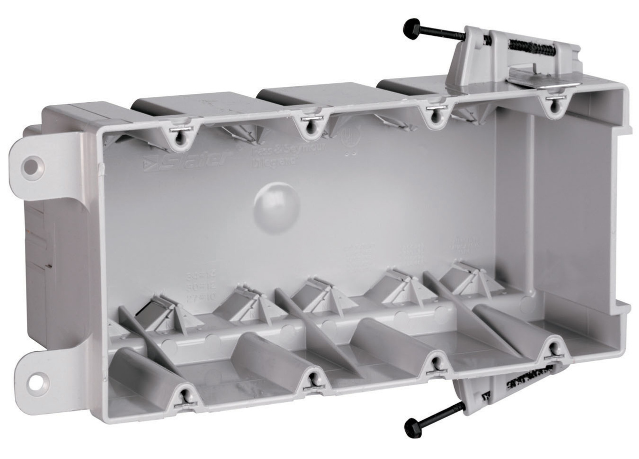 Pass & Seymour S122S50 Deep Wood and Steel Stud Bracket Box with Quick/Click Pass & Seymour S122S50 Deep Wood and Steel Stud Bracket Box with Quick/Click
