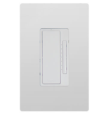 Product image for On Q LC2103-WH In-wall 3-way White RF Dimmer