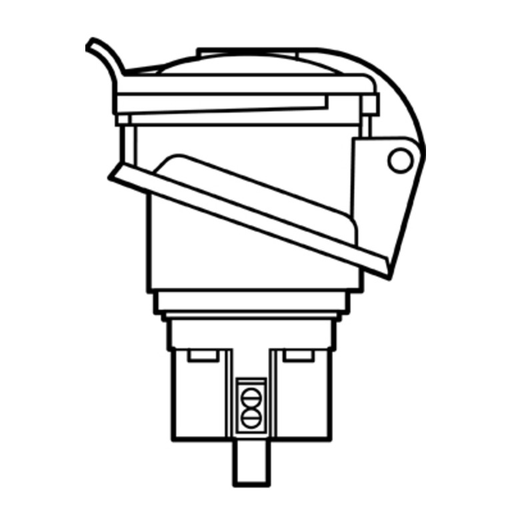Product image for RECEPT 4P 5W 63 AMPS IP44