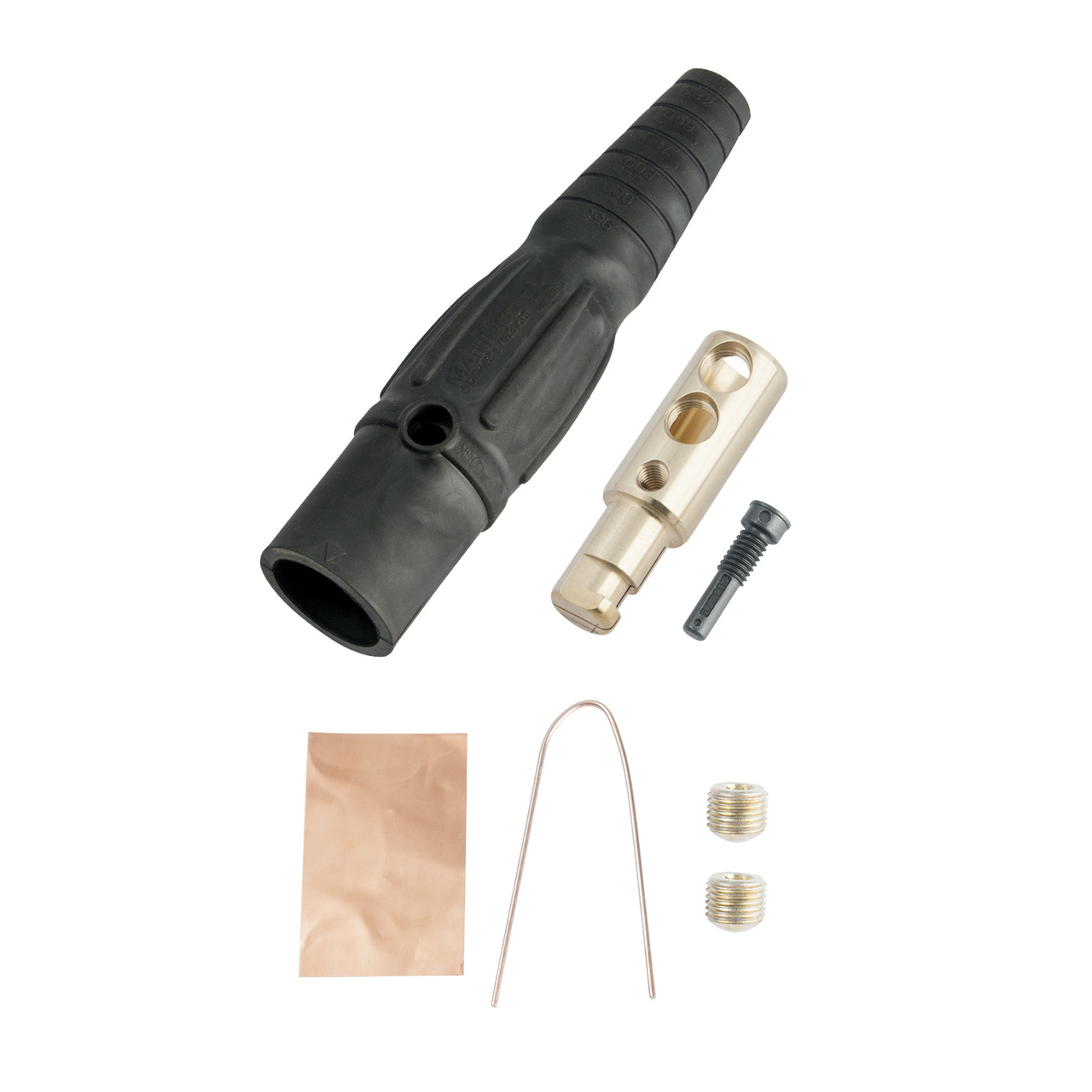 Image CAM-TYPE 400A 600V SERIES 16 IN-LINE CONN MALE 2/0-4/0 BLACK