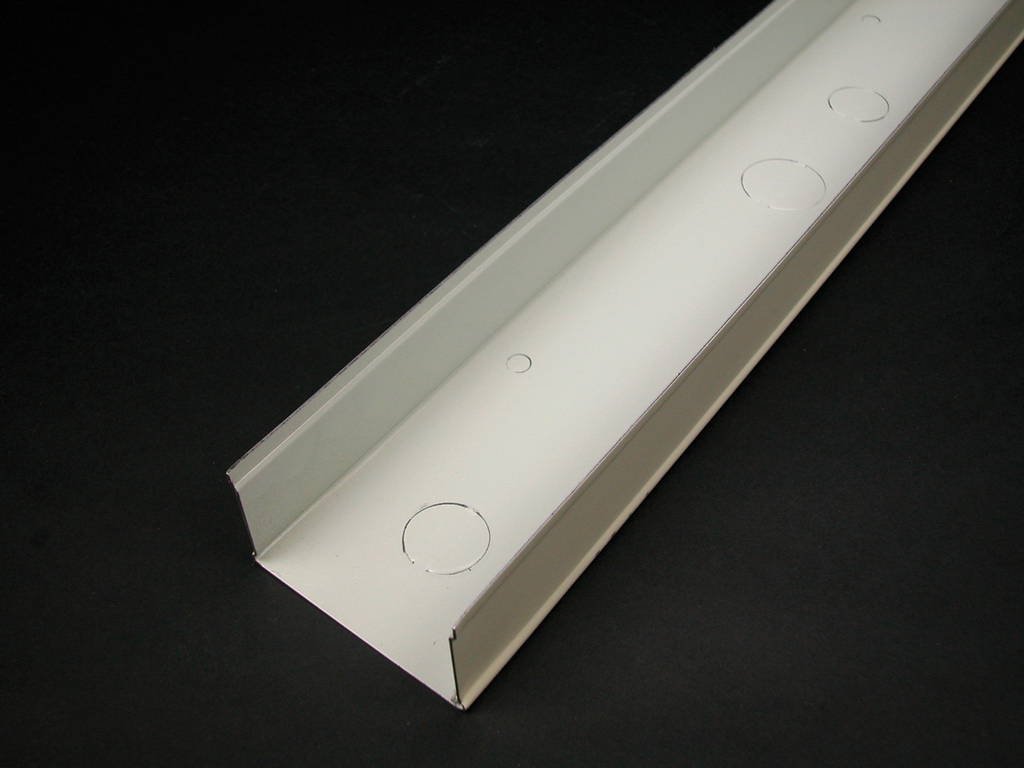 Wiremold G3000B Gray Steel Raceway Base Viking Electric