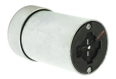 30A Power Interrupting Connector, Metallic with Rubber Cord Grip