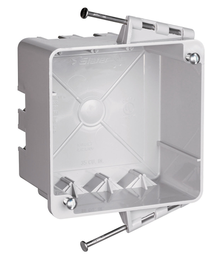 4-in Square box with Threaded Mounting Holes