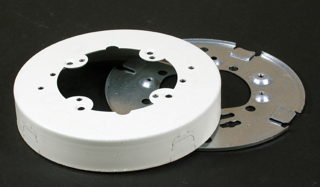 Mayer-Wiremold 500/700 Series Open Base Extension Box Fitting, Ivory-1
