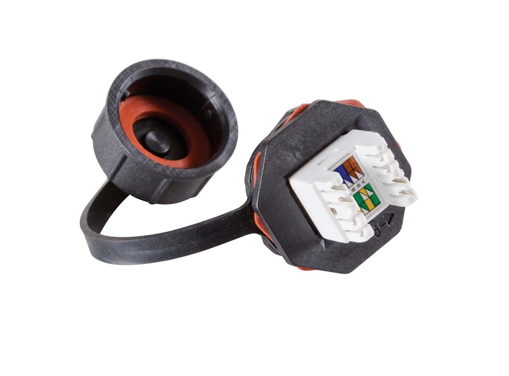 Product image for ORTR OR-IPJ6 INDUSTRIAL JACK CAT6,