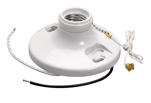 280-WH6 - Medium Base Lampholder, White