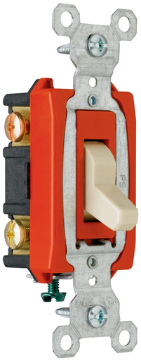 CS20AC3GRY - Commerical 20A Specification Grade Toggle Switch, Gray