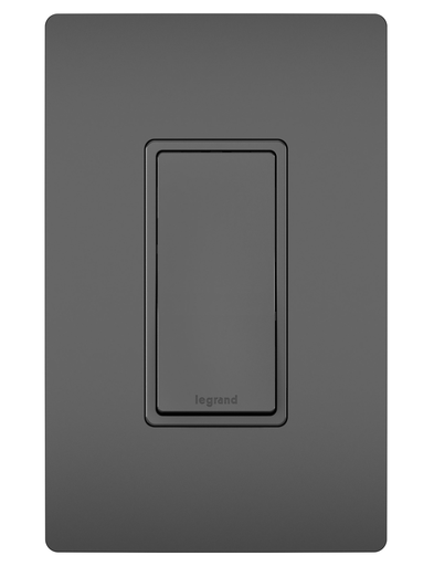TM870-BK - radiant® 15A Single-Pole Switch, Black